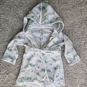 0-9 Month Carters Terry Cloth Dinosaur Robe